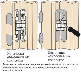 Петля скрытая, универсальная, 3D, 120x30 мм, 60 кг, цамак, золото полированное Изображение 10