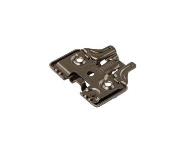 Планка монтажная 3D для петель Firmax Smartline Clip On BLACK,Soft-Close, H=2, крестовая с регулировкой по высоте, под саморез Изображение 3