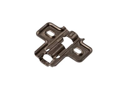 Планка монтажная для петель Alphalux  Titan, Clip-on, H=0, крестовая, под саморез, титан Изображение 4