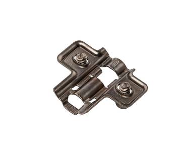Планка монтажная для петель Alphalux  Titan, Clip-on, H=2, крестовая, с предустановленными евровинтами, титан Изображение 4