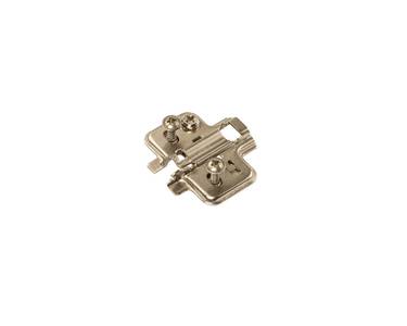 Планка монтажная для петель DTC Pivot Star Anyway Clip-on, H=0, крестовая с эксцентриковой регулировной по высоте, под саморез (в комплекте) Изображение 2