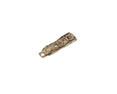 Планка монтажная для петель DTC Pivot Star Anyway Clip-on, H=0, прямая с эксцентриковой регулировной по высоте, под саморез Изображение