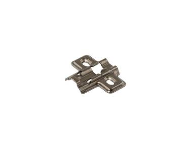 Планка монтажная для петель Firmax Smartline Clip On, Soft Close, H=2, крестовая, под саморез, черный никель Изображение 2