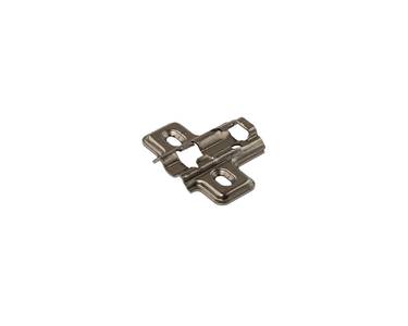 Планка монтажная для петель Firmax Smartline Clip On, Soft Close, H=2, крестовая, под саморез, черный никель Изображение
