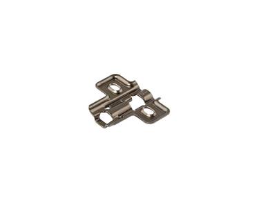 Планка монтажная для петель Firmax Smartline Clip On, Soft Close, H=2, крестовая, под саморез, черный никель Изображение 3