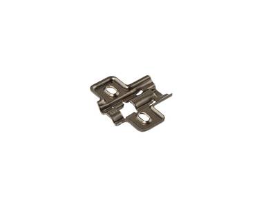 Планка монтажная для петель Firmax Smartline Clip On, Soft Close, H=2, крестовая, под саморез, черный никель Изображение 4