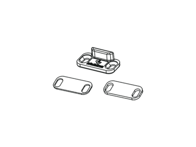 Планка ответная элементов фасадного окна (1 ответная планка, 2 подкладки) Изображение 3