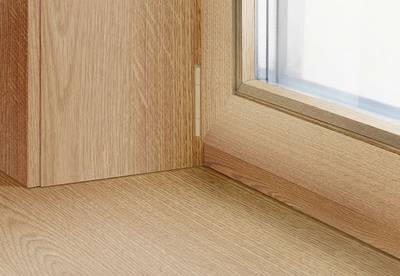 Подоконник пластиковый Moeller 250мм, светлый дуб матовый Изображение 3