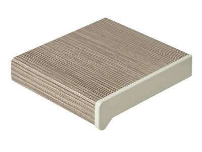 Подоконник пластиковый Moeller 250мм, горная лиственница матовый Изображение