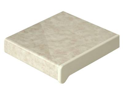 Подоконник пластиковый Moeller 250мм, крем-брюле глянцевый Изображение