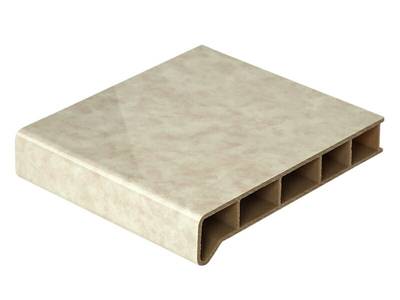 Подоконник пластиковый Moeller 300мм, крем-брюле глянцевый Изображение 2