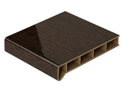 Подоконник пластиковый Moeller 300мм, венге глянцевый Изображение 2