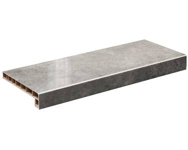 Подоконник пластиковый Moeller LD 40, 300мм, серый топаз глянец Изображение