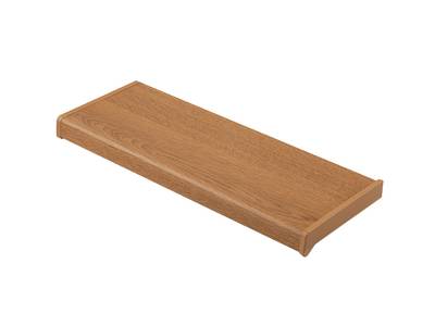 Подоконник пластиковый Moeller 150мм, золотой дуб матовый Изображение