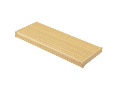Подоконник пластиковый Moeller 250мм, светлый дуб матовый Изображение