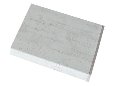 Подоконник пластиковый Moeller 600мм, белый ручей матовый Изображение 2