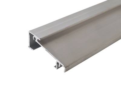 Порог алюминиевый для ПВХ дверей 1.5 не окрашенный (6м), 58 совместим с системой КБЕ, Проплекс, Новотекс Изображение 3