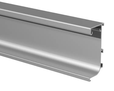 Профиль GOLA FIRMAX L-образный для нижних баз с пазом д/светодиодной ленты, L=4200mm, алюминий Изображение