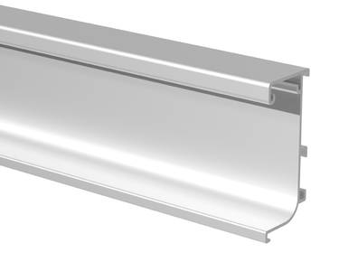 Профиль GOLA FIRMAX L-образный для нижних баз с пазом д/светодиодной ленты, L=4200mm, алюминий белый Изображение