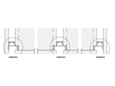 Профиль GOLA FIRMAX вертикальный средний L=3000mm, алюминий шампань Изображение 4