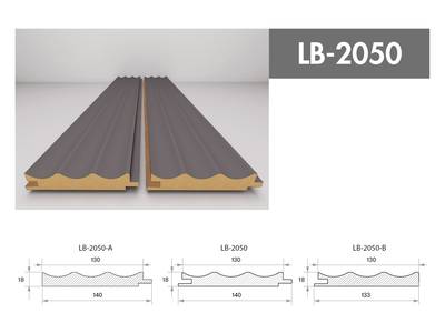 Профиль  МДФ AGT LB-2050 18*140*2800 мм, супермат Сахара крем 3019 (Sahara Cream) Изображение 3