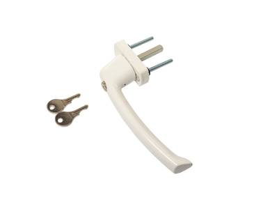 Ручка  HKS/SP, цв. белый с ключом Изображение