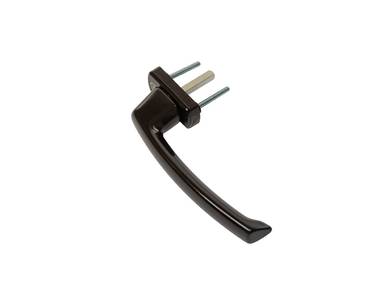 Ручка оконная Internika HKS/SP, коричневая Изображение 3