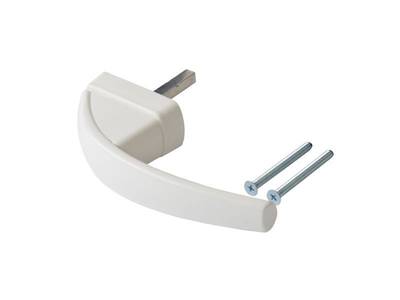 Ручка оконная Roto Swing-Secustic, 43 мм, белая, 2 винта Изображение 3