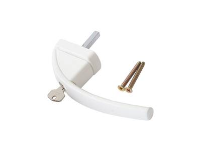 Ручка оконная с ключом Roto Swing, 37 мм, белая, +2 винта 5х45 Изображение 3