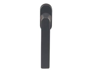 Ручка оконная алюминиевая  HOPPE Hamburg SecuForte, штифт vario fit 32-42 мм, 45°, 2 винта М5х45,  2 винта М5х50, антрацит RAL7016 Изображение 3