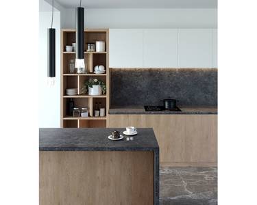 Стеновая панель FS820 S6 Трюфель антрацит, ELEGANCE, 4100х655х6 мм Изображение 3