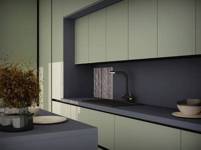 Столешница-постформинг FS014 S2 Грифель R3 3000х600х38 мм Изображение 3