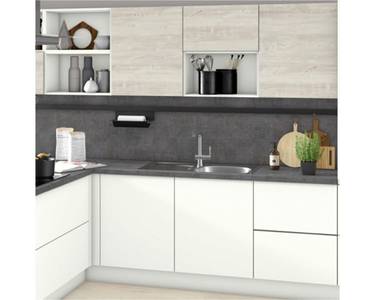 Кухонная столешница R3 F461 ST2 Фебрик Металл антрацит, SUPERIOR, 3050х600х38 мм Изображение 5