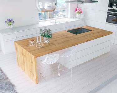 Кухонная столешница R3 FS2220 W1 Дуб Торрес , 4100*600*38 мм Изображение 3