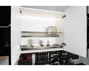 Сушка 2-х уровневая Firmax Smartline в базу 450мм, нержавеющая сталь Изображение 7