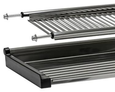 Сушка 2-х уровневая Firmax Smartline в базу 450мм, нержавеющая сталь Изображение 3