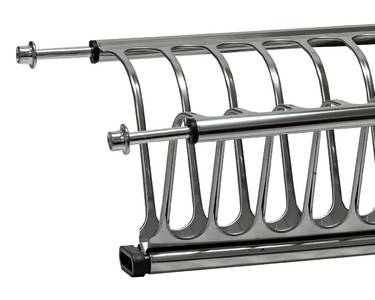 Сушка 2-х уровневая Firmax Smartline в базу 450мм, нержавеющая сталь Изображение 4