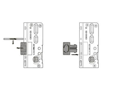 Удлинитель основного запора верх/низ H600 744/1V 1 iS цапфы, серебристый Изображение 4