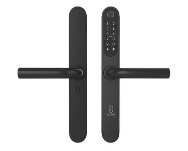 Умный электронный замок Konan Q1 Black (с замком, нажимной гарнитур) Изображение 4