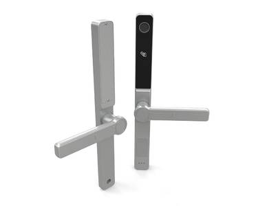 Умный электронный замок Konan Z1 silver (без замка, нажимной гарнитур) Изображение 6