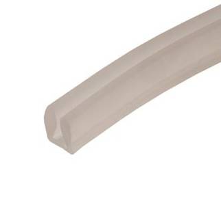 Уплотнитель ПВХ под вставку 4мм, бесцветный, П-образный, Firmax Изображение