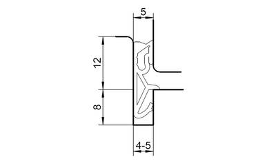 Уплотнитель для деревянных окон DEVENTER 4-5 мм белый Изображение 3