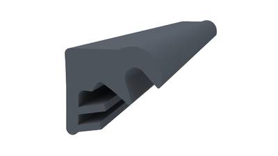 Уплотнитель для деревянных евроокон DEVENTER на наплав створки, ширина паза 3 мм, ТЭП, графитовый серый RAL 7024 Изображение