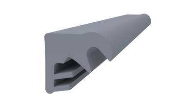Уплотнитель для деревянных евроокон DEVENTER на наплав створки, ширина паза 3 мм, ТЭП, серый RAL 7040 Изображение