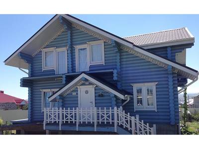 Лак фасадный ZOBEL Deco-tec 5400/5420 "Blau 5.41" шелковисто-матовый,  1л Изображение 5