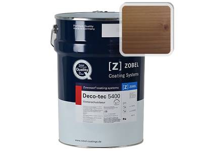 Лак фасадный ZOBEL Deco-tec 5400/5420, "Гранат" шелковисто-матовый, 1л Изображение