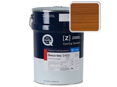 Лак фасадный ZOBEL Deco-tec 5400/5420, "Каштан" шелковисто-матовый, 1л Изображение