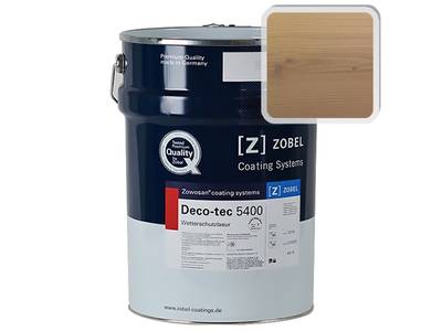 Лак фасадный ZOBEL Deco-tec 5400/5420, "Лиственница" шелковисто-матовый, 1л Изображение