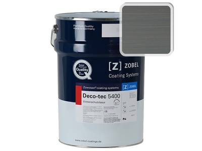 Лак фасадный ZOBEL Deco-tec 5400/5420, Grau 7.12 шелковисто-матовый, 1л Изображение