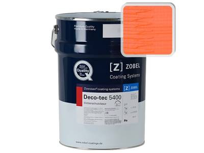 Лак фасадный ZOBEL Deco-tec 5400/5420, Rot 3.22 шелковисто-матовый, 1л Изображение